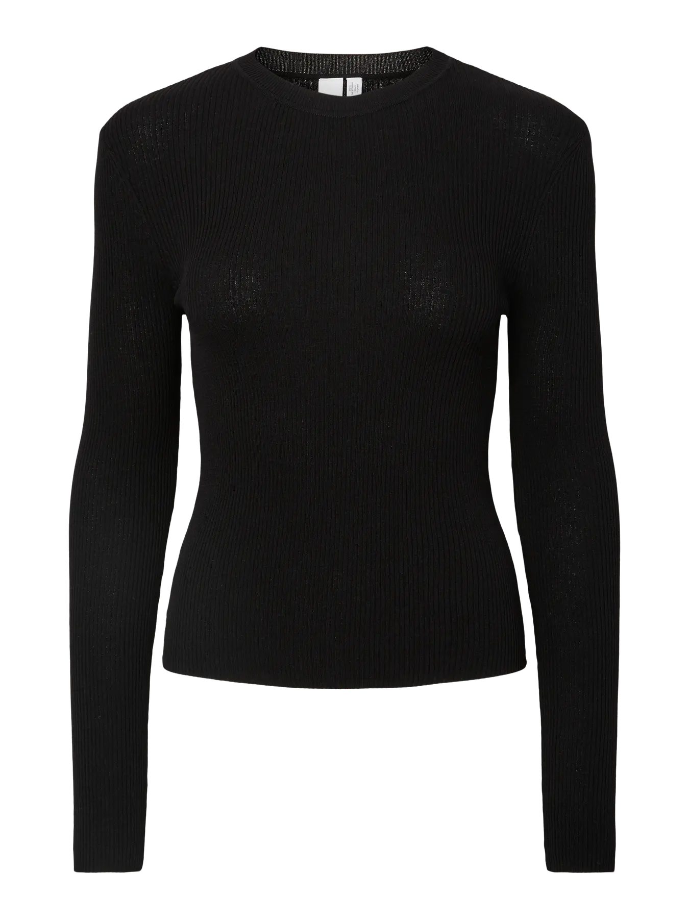 YASZoey LS knit pullover - Black