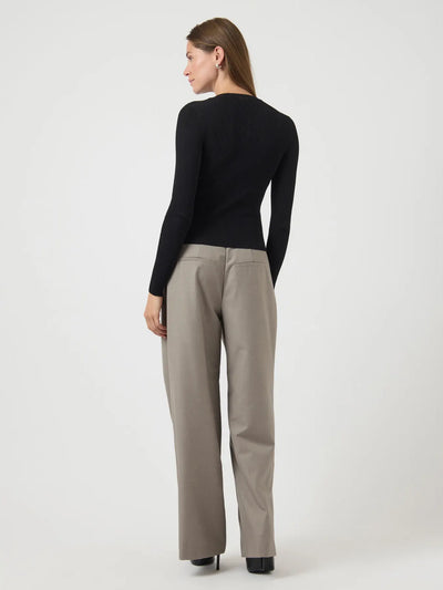 YASZoey LS knit pullover - Black
