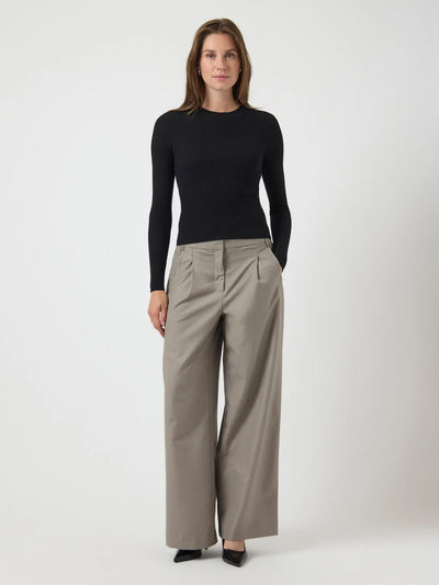 YASZoey LS knit pullover - Black