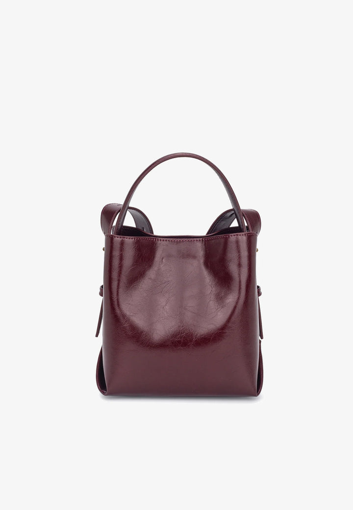 Molly Raw Structure - Deep Burgundy