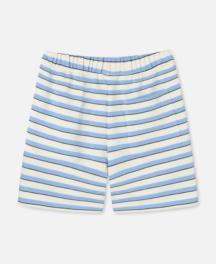 Alvin Stripe Shorts - Sandshell/Marina