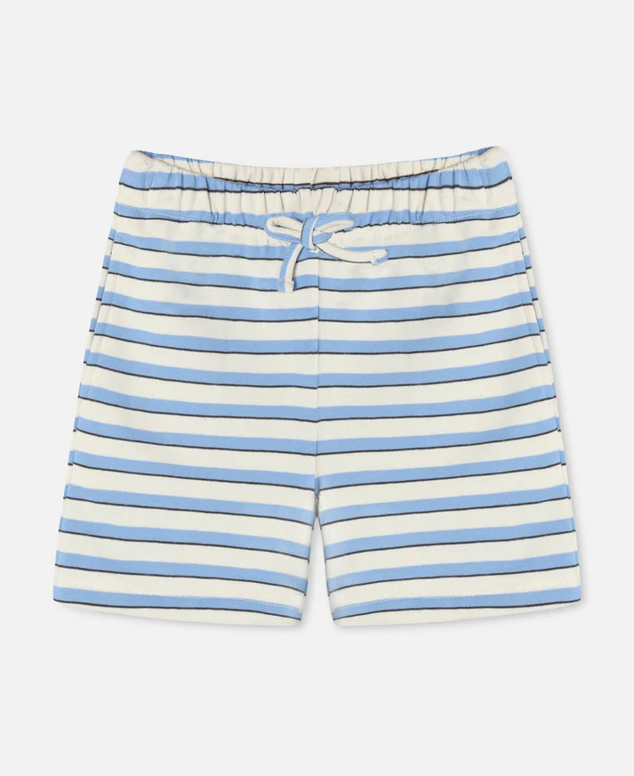 Alvin Stripe Shorts - Sandshell/Marina
