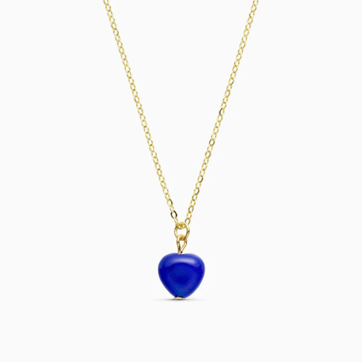 Halskjede - Alma - Lapis Lazuli Heart (Wisdom)