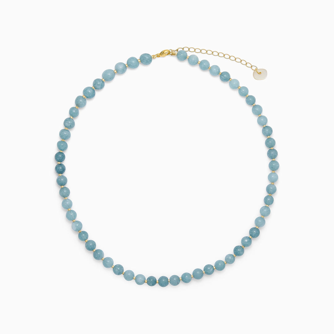 Halskjede - Hailey - Aquamarine (Courage)