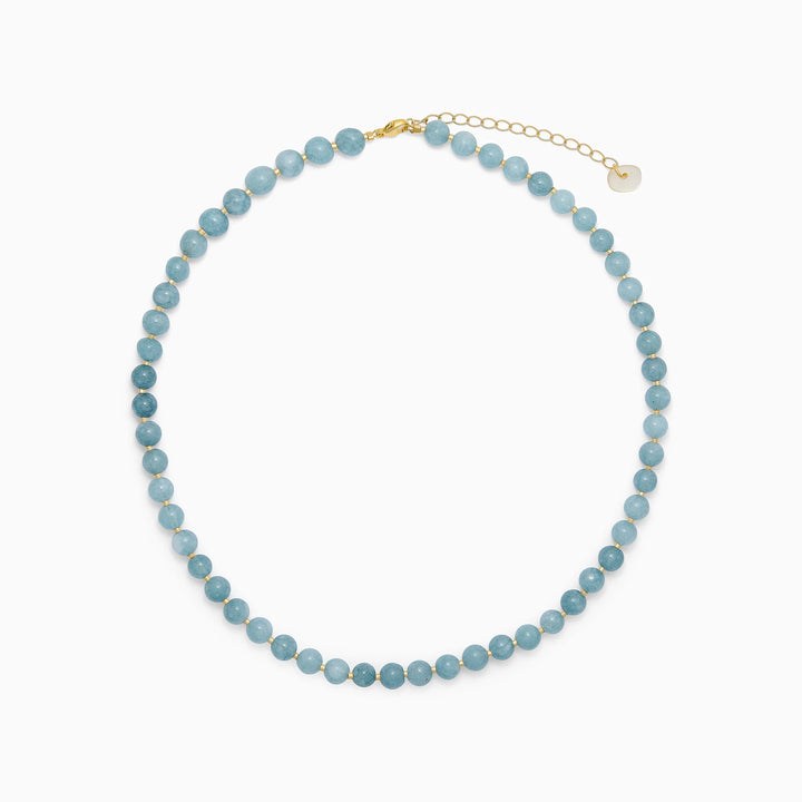 Halskjede - Hailey - Aquamarine (Courage)