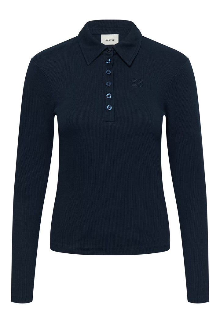 GZdrew ls polo top - Sky Captain