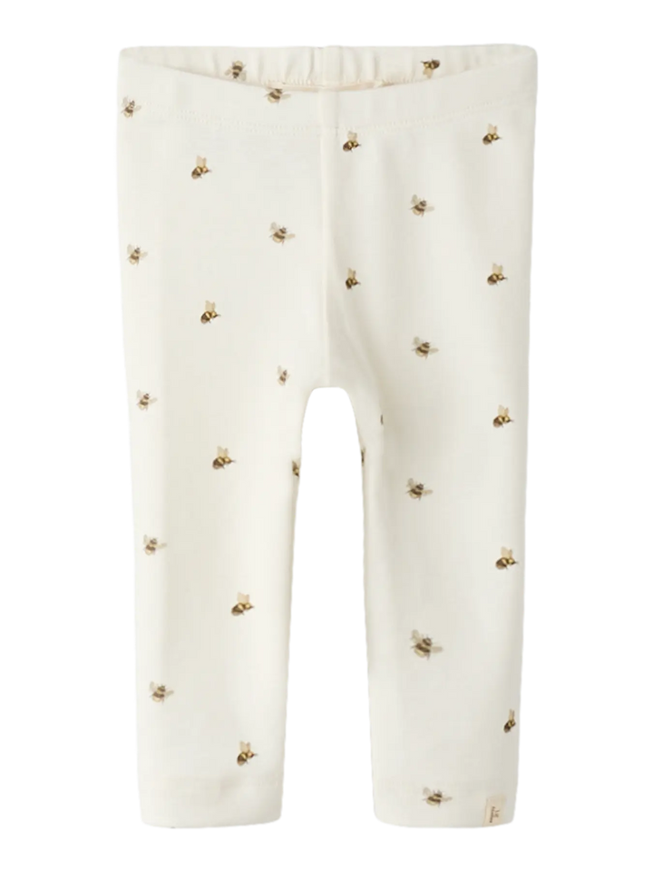 Nbngayo Gno Slim Legging Lil - Coconut Milk Bee