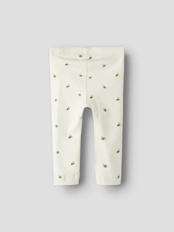 Nbngayo Gno Slim Legging Lil - Coconut Milk Bee