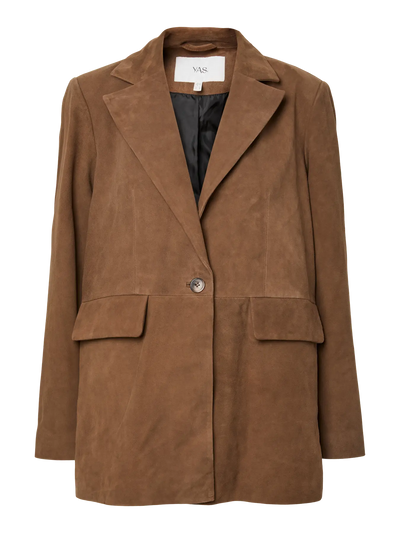 Yaspalma Ls Suede Leather Blazer