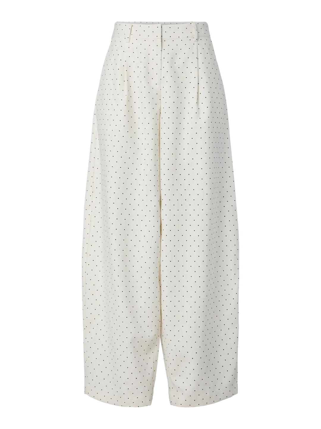 Yasdotly Hw Barrel Pant - Star White W. Black Dots