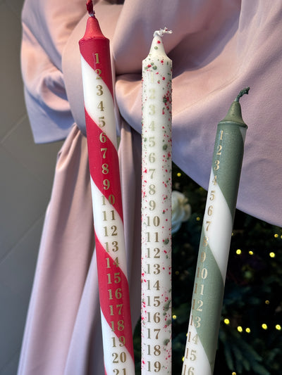 Kalenderlys - Confetti - Christmas