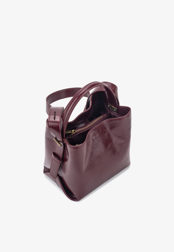 Molly Raw Structure - Deep Burgundy