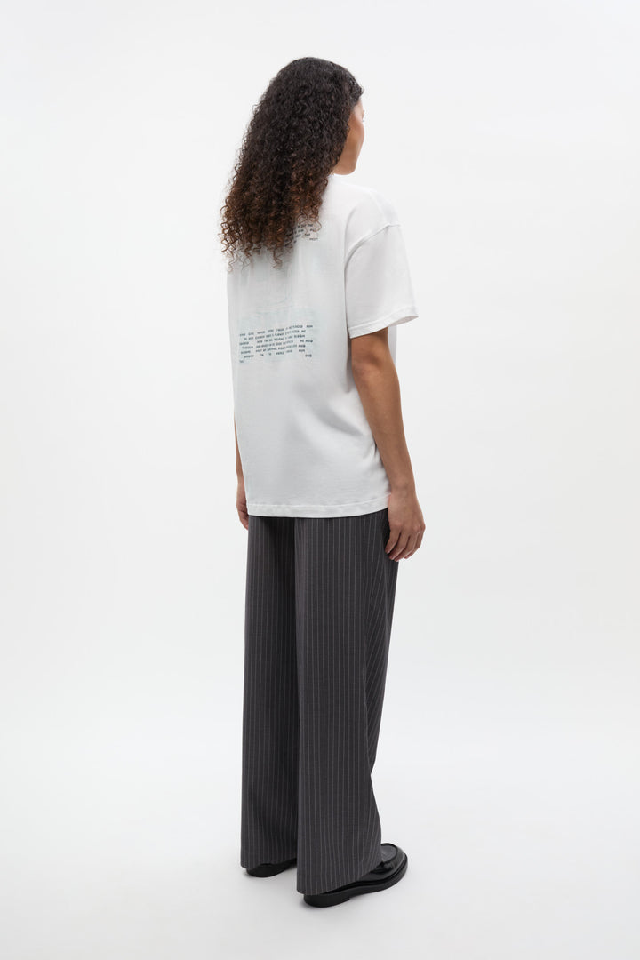 Enwilla Pants 7300 - Grey/White Pinstriped