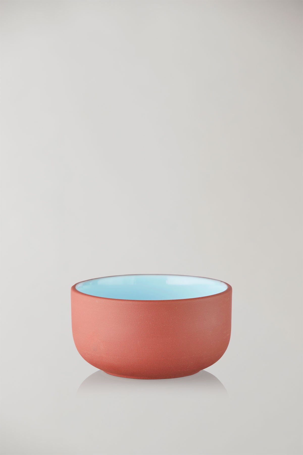 Clayware bowl Terracotta/blue - sett med 2