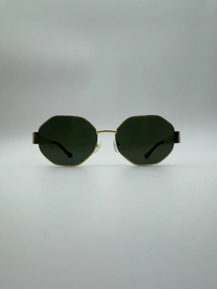 Solbriller - Chris - Gold/Green