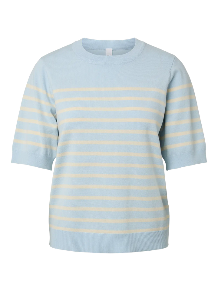 Yaslena Ss Knit Pullover S. Noos - Skyway Birch