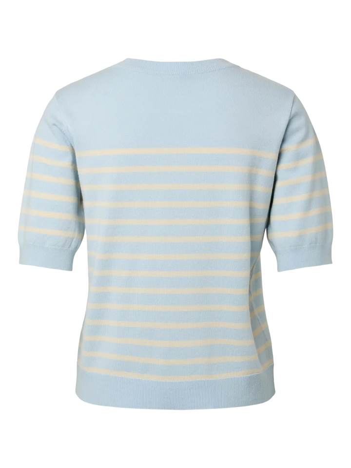 Yaslena Ss Knit Pullover S. Noos - Skyway Birch
