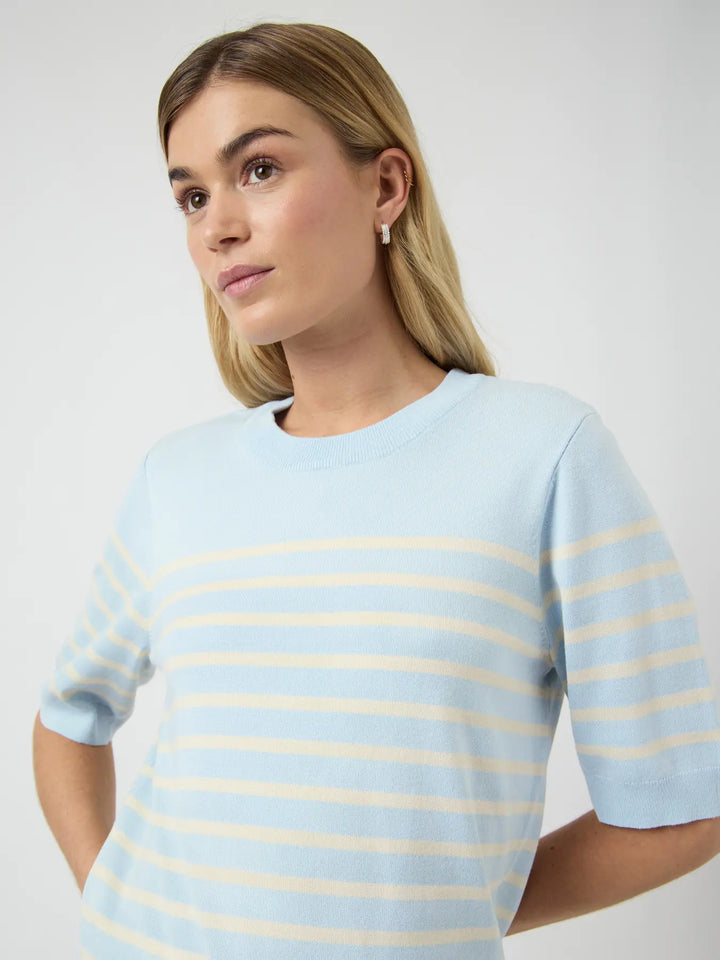 Yaslena Ss Knit Pullover S. Noos - Skyway Birch