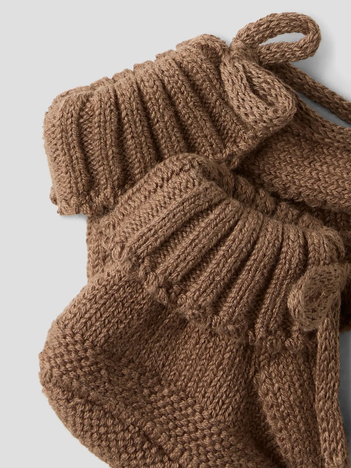 Nbnlaguna Knit Slippers Lil - Teak