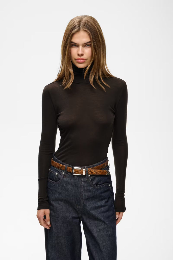 GZninia wool rollneck - Chocolate Torte
