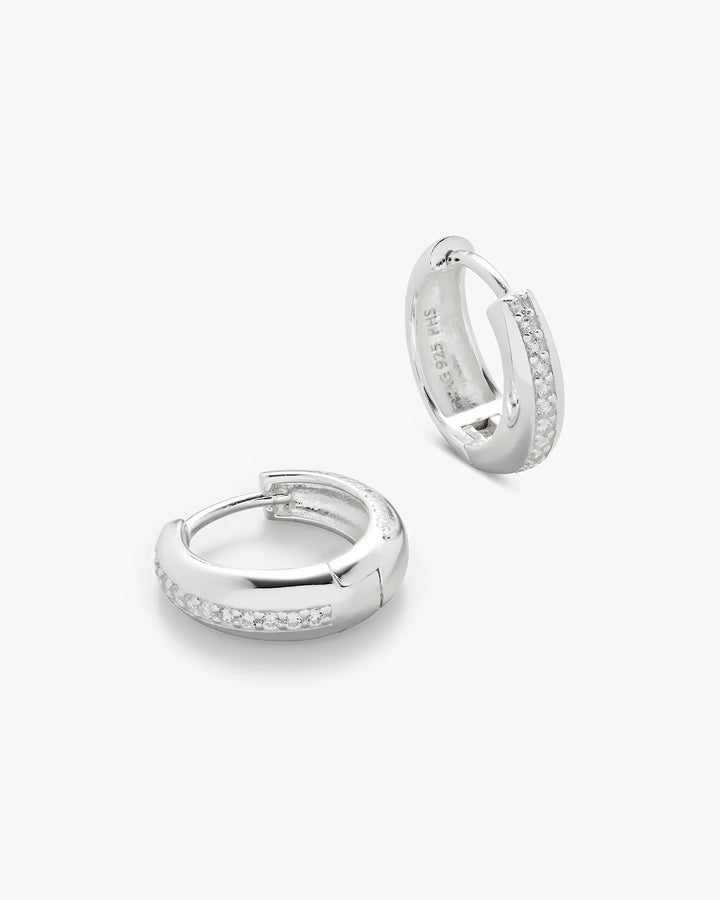 Dome Combo Hoops Medium - Sølv