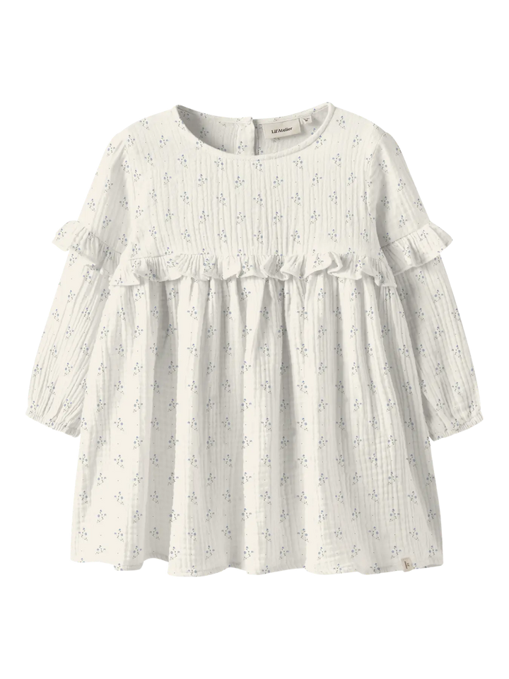 Nmfbalia Ls Loose Dress Lil - Coconut Milk