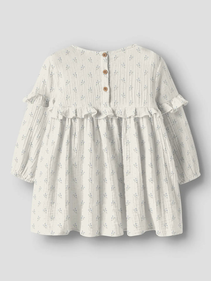 Nmfbalia Ls Loose Dress Lil - Coconut Milk