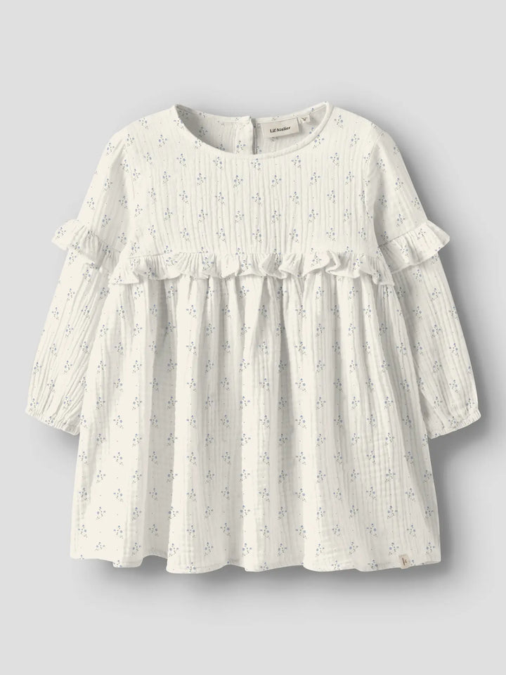 Nmfbalia Ls Loose Dress Lil - Coconut Milk