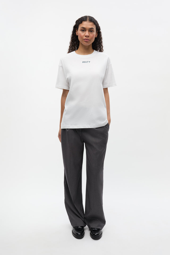 Enwilla Pants 7300 - Grey/White Pinstriped