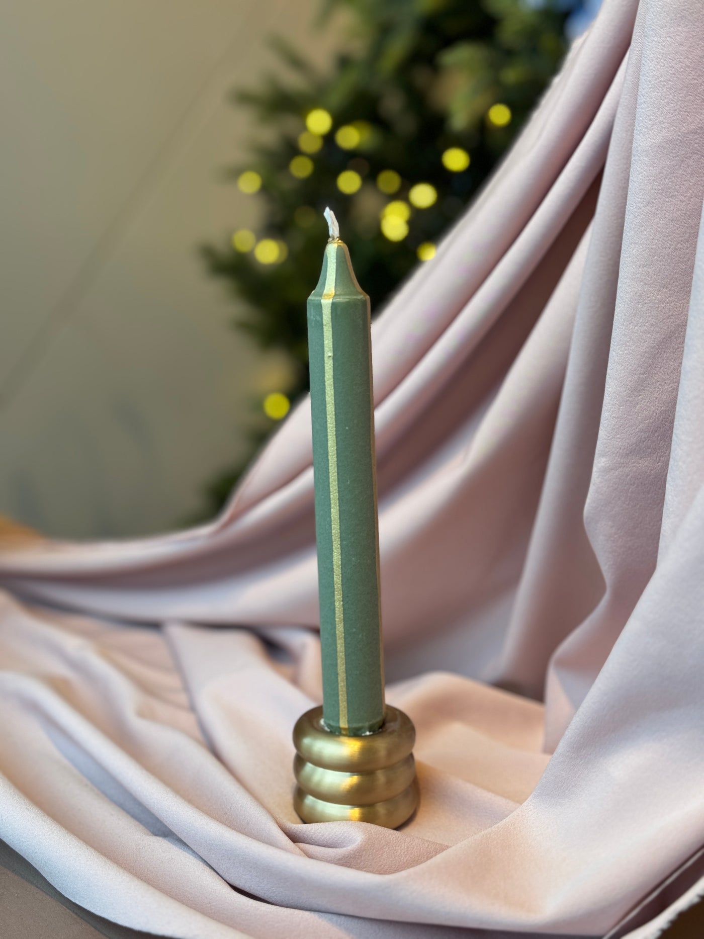 Kronelys - Crayon - Grønn