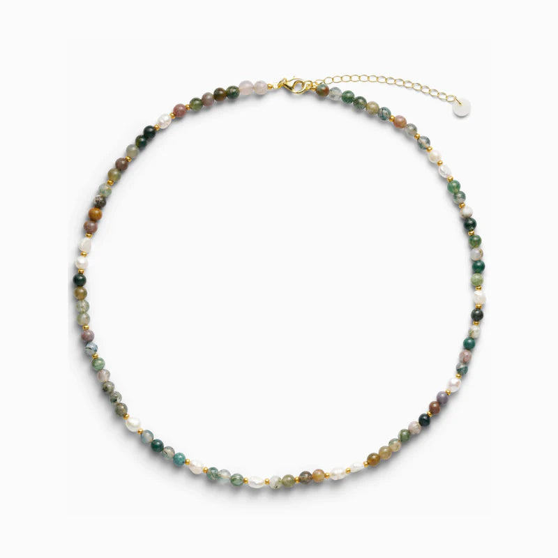 Halskjede - Ellie - Indian Agate Pearl (Strenght)