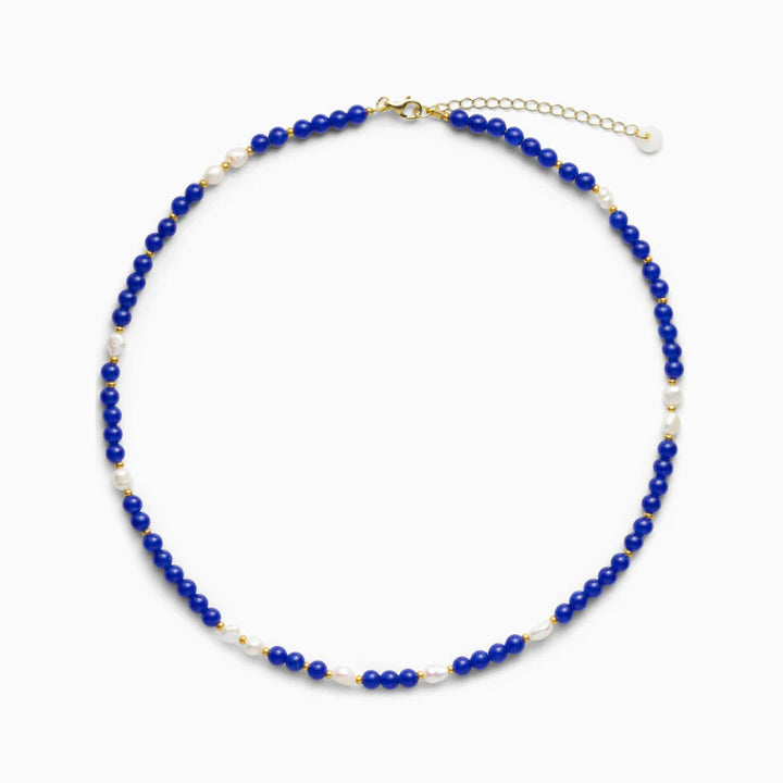 Halskjede - Ellie - Lapis Lazuli Pearl (Wisdom)