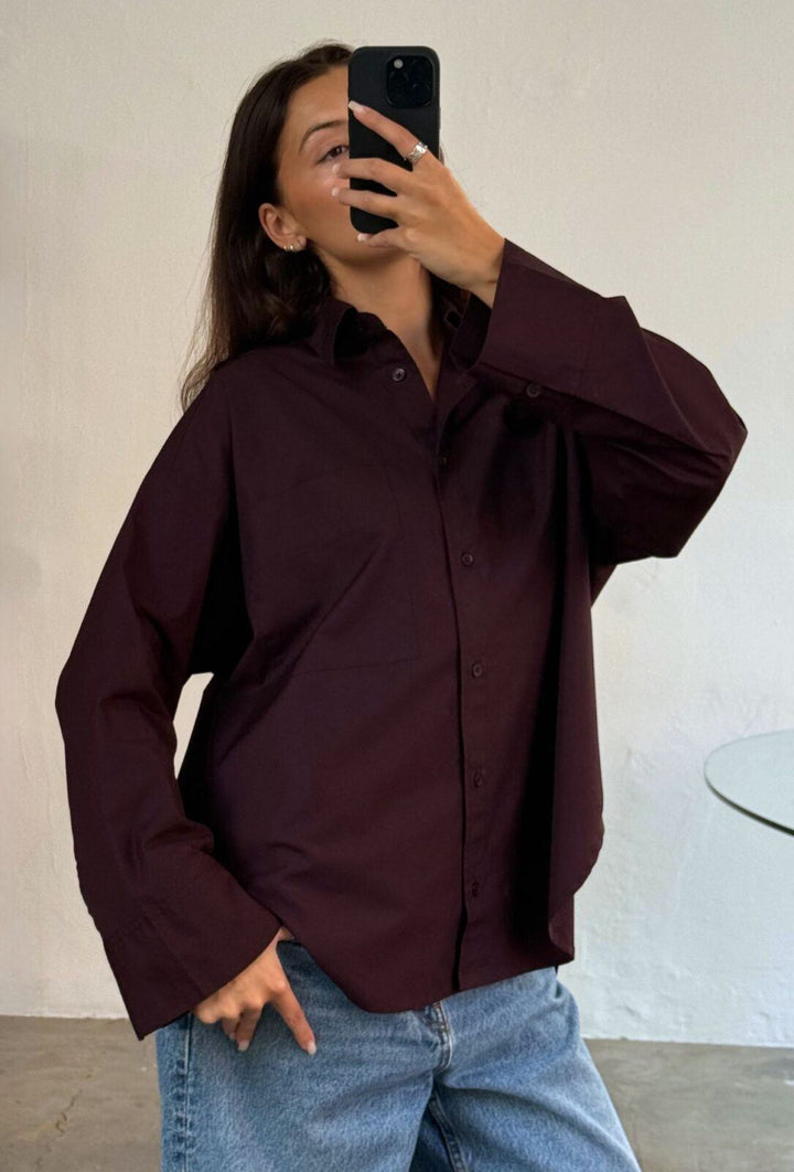 Fie Shirt - Bordeaux
