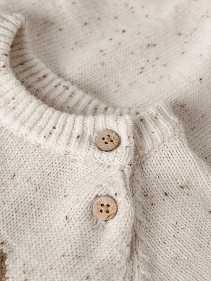 Nbngalto Ria Ls Knit Body Lil - Turtledove Teddy