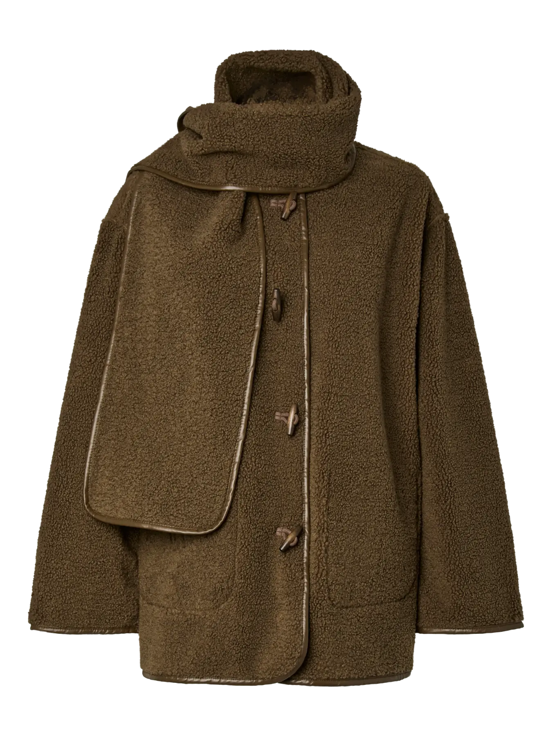 Yasosana Ls Reversible Scarf Jacket - Otter