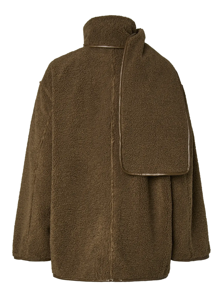 Yasosana Ls Reversible Scarf Jacket - Otter