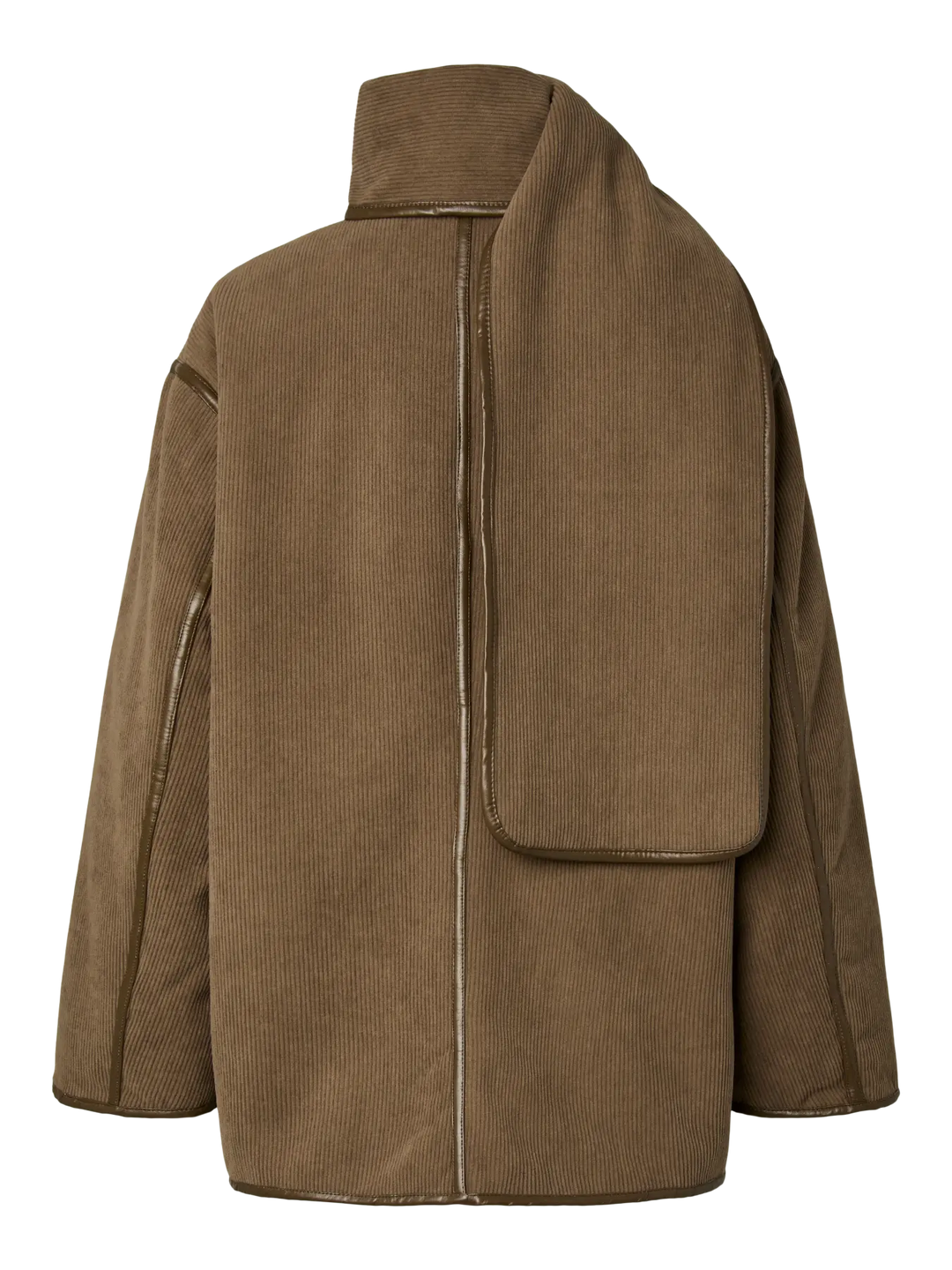 Yasosana Ls Reversible Scarf Jacket - Otter
