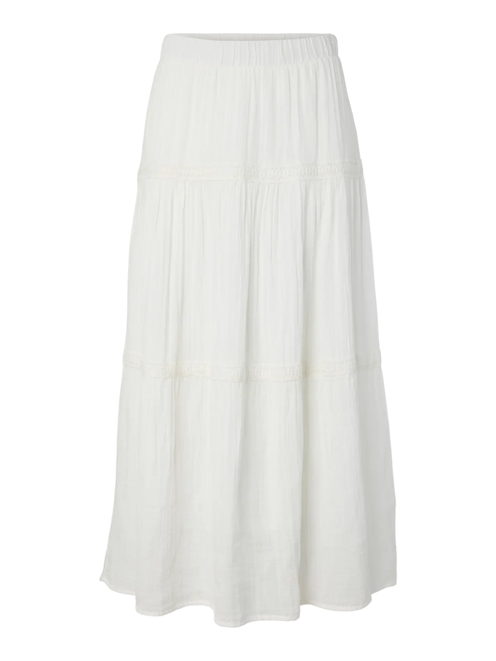 Yasanini Hw Ankle Skirt S. - Star White