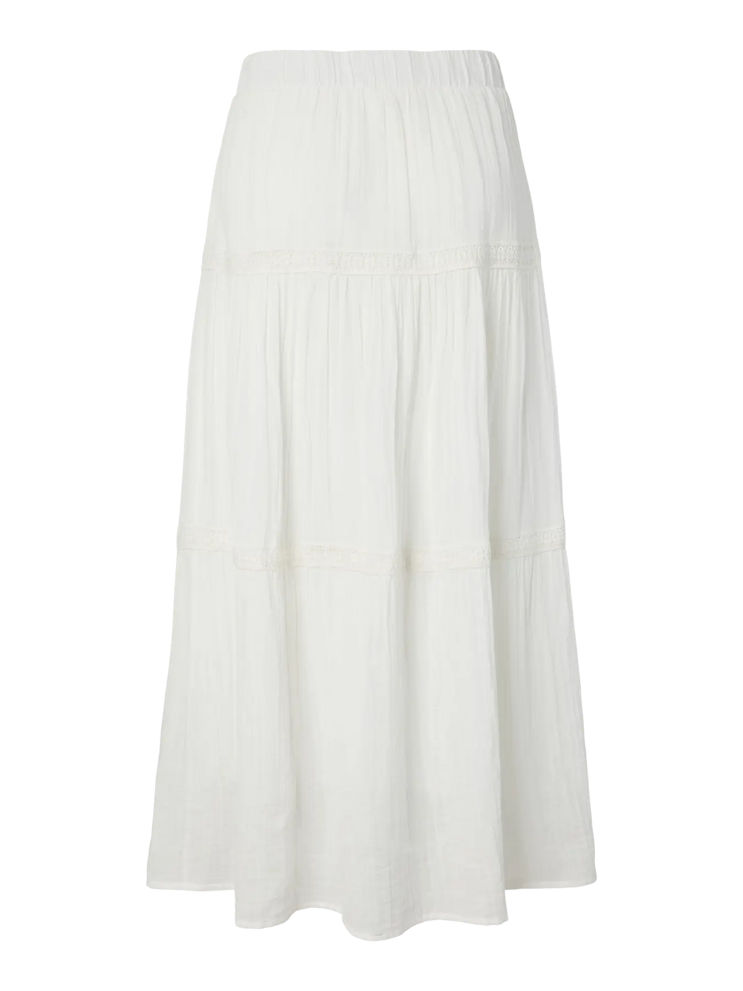 Yasanini Hw Ankle Skirt S. - Star White