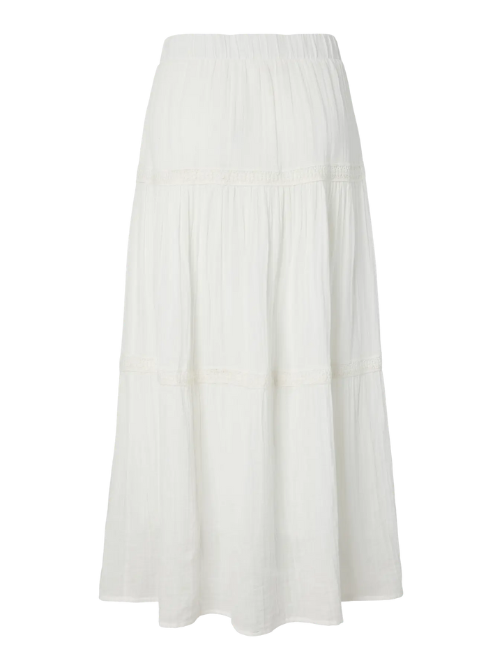 Yasanini Hw Ankle Skirt S. - Star White