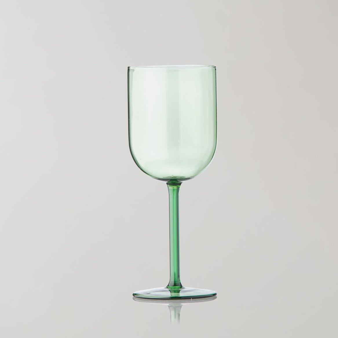 Grønne vinglass - sett med 2