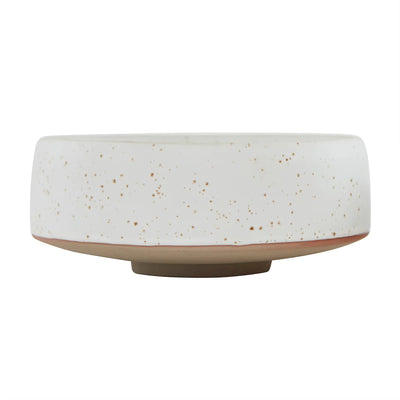 Hagi Bowl - Large - White / Light Brown