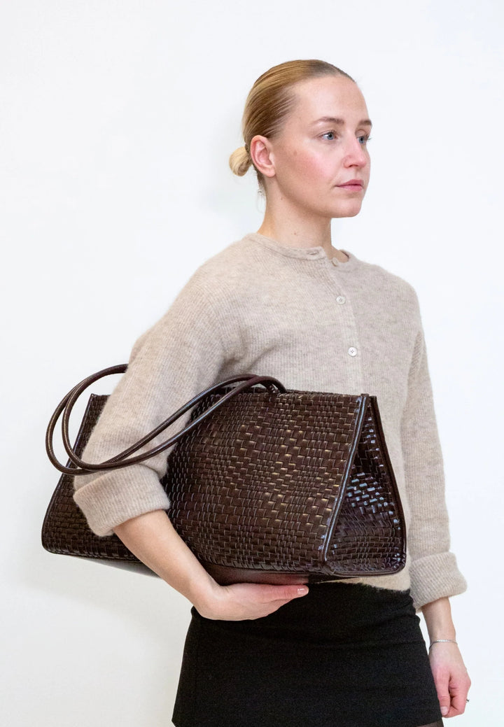 Hannah Raw Structure Braided -  Umber Brown