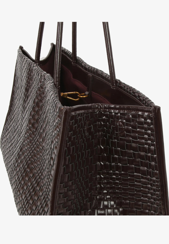 Hannah Raw Structure Braided -  Umber Brown