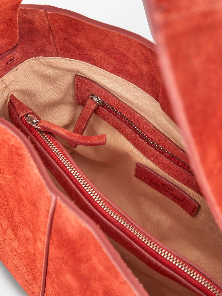 Suede Fraya Sea Bag - Picante Red
