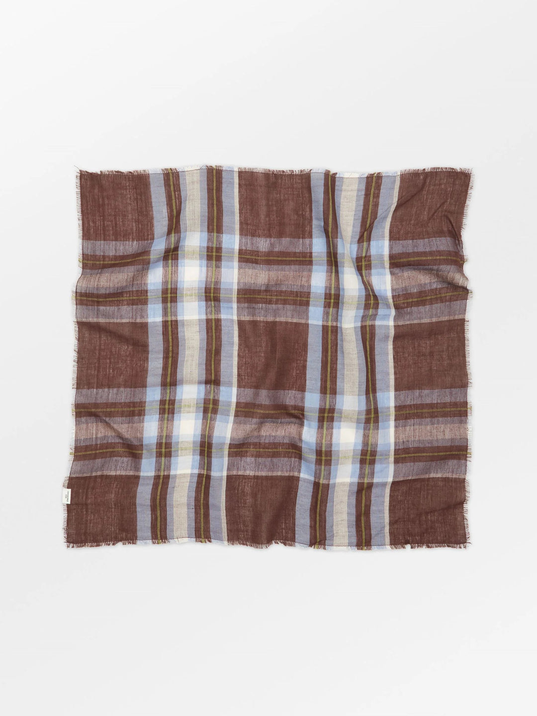 Plaidia Cowea Scarf - Cappuccino Brown
