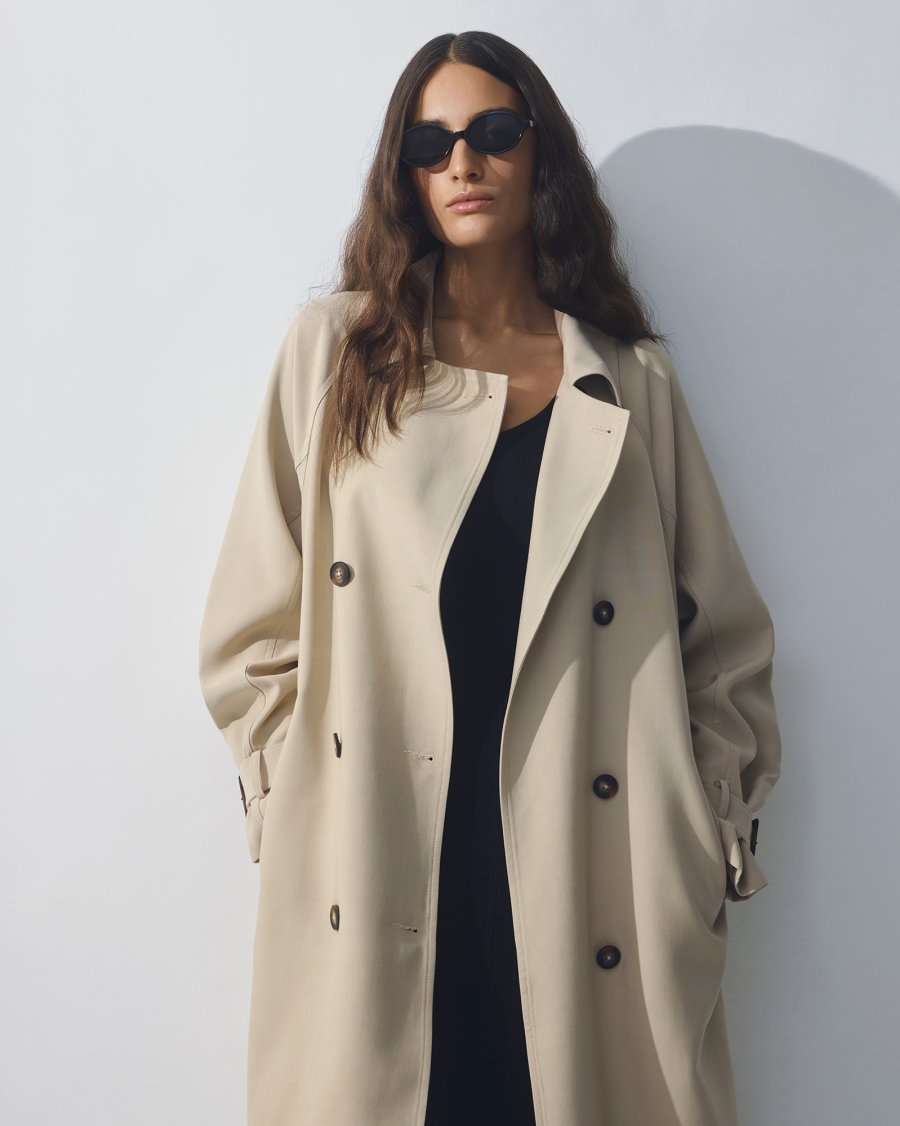 MSCHAntonella Trench Coat - Safari