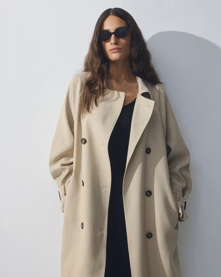 MSCHAntonella Trench Coat - Safari