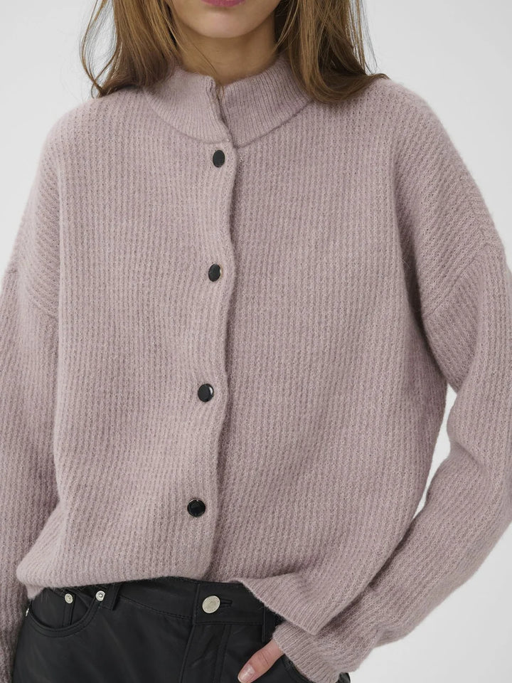 AlphaGZ short cardigan - Quail Melange