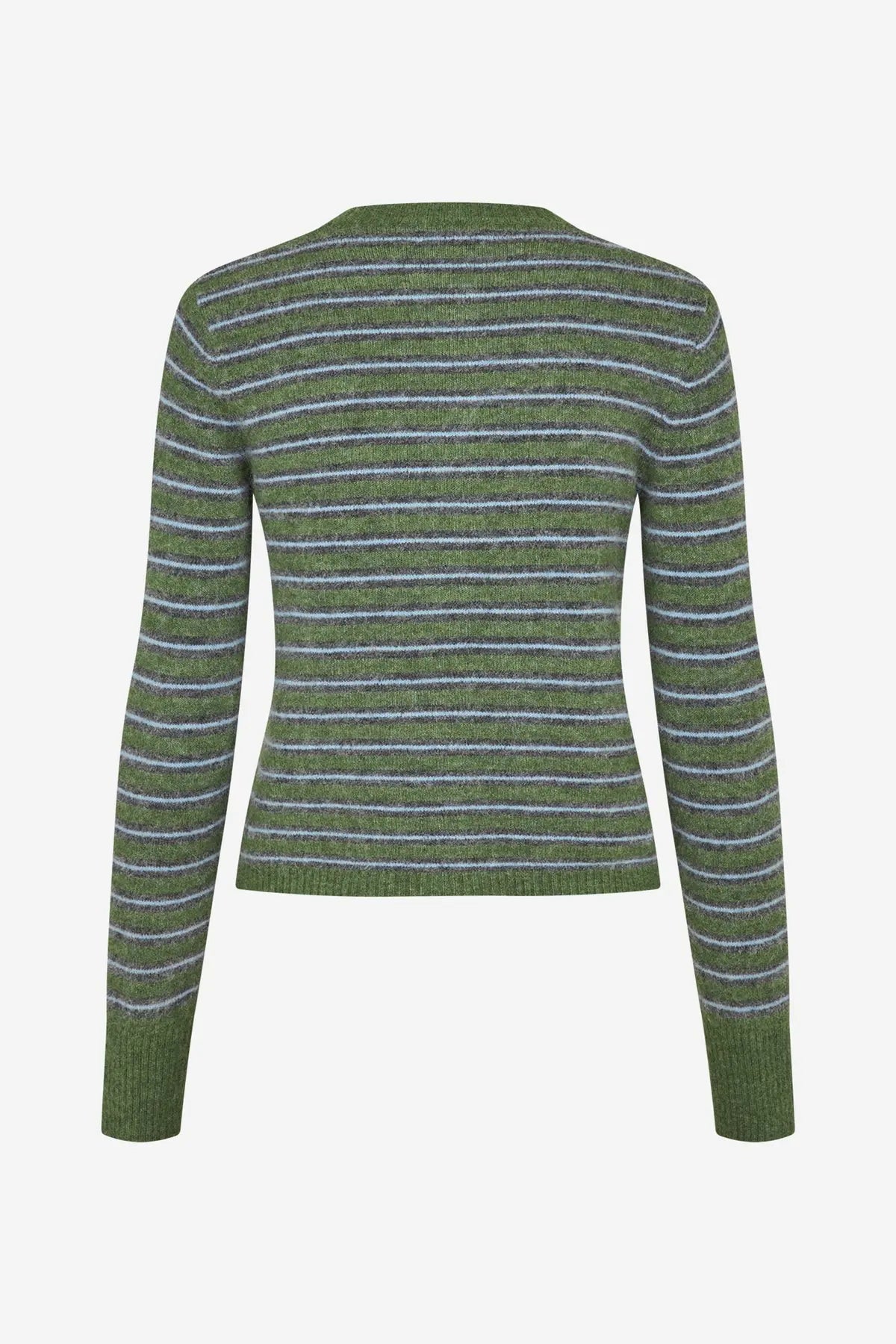 Enada Ls Cardigan St 7216 - Chive Stripe